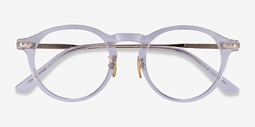 Clear Gold Tilly -  Metal Eyeglasses