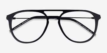 Black Gold Tourist -  Metal Eyeglasses