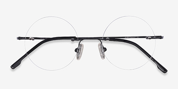 Black Altus -  Lightweight Metal Eyeglasses