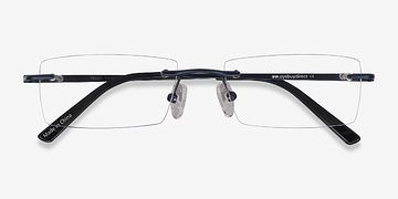 Blue Regis -  Lightweight Metal Eyeglasses