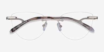 Matte Gunmetal Harmony -  Lightweight Metal Eyeglasses
