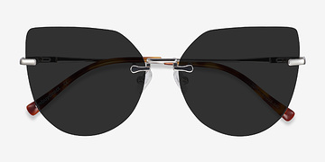 Silver Toyah -  Metal Sunglasses