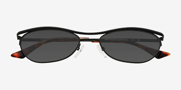 Black Barry -  Metal Sunglasses