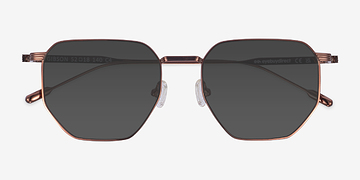 Brown Gibson -  Metal Sunglasses
