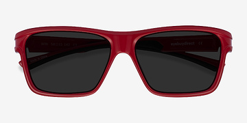 Red & Black Win -  Plastic Sunglasses