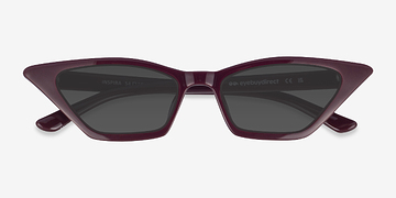 Burgundy  Inspira -  Plastic Sunglasses