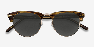 Brown Golden The Hamptons -  Vintage Acetate, Metal Sunglasses