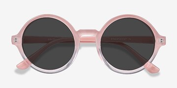 Pink Clear Solstice -  Plastic Sunglasses