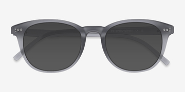 Gray Hidden -  Vintage Plastic Sunglasses