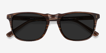 Striped Wave -  Acetate Sunglasses