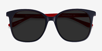 Navy & Red Celebration -  Acetate Sunglasses