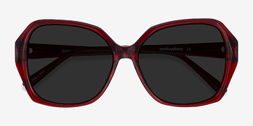 Burgundy Isabella -  Vintage Acetate Sunglasses