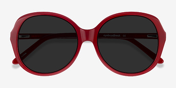Burgundy Sheila -  Vintage Acetate Sunglasses