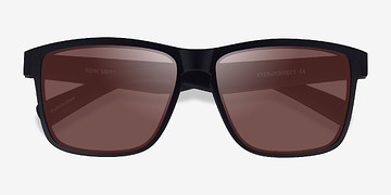 Black Brown Row -  Plastic Sunglasses