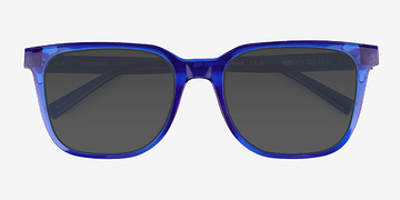 Crystal Blue Coastline -  Plastic Sunglasses