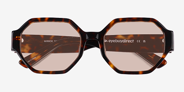 Tortoise Mirror -  Acetate Sunglasses