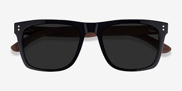 Black & Wood Grow -  Mixed Wood Sunglasses