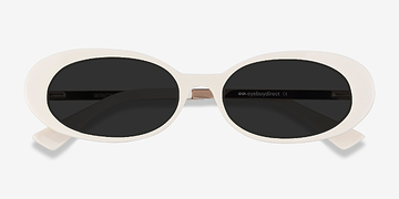 Beige Winona -  Metal Sunglasses