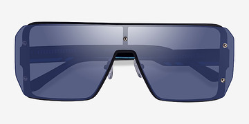 Black Blue Bot -  Metal Sunglasses