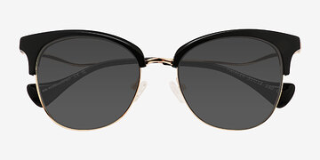 Black Twirler -  Metal Sunglasses