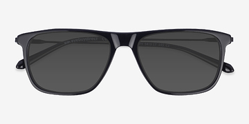 Black Fortify -  Metal Sunglasses