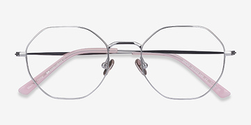 Silver Cecily -  Lightweight Titanium Eyeglasses