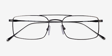Dark Gunmetal Johnson -  Titanium Eyeglasses