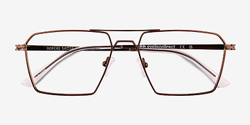 Shiny Copper  Boreas -  Titanium Eyeglasses
