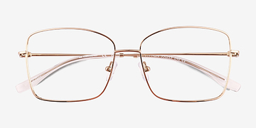 Shiny Gold Typhon -  Titanium Eyeglasses