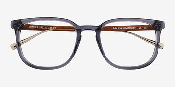 Blue Lumber -  Mixed Wood Eyeglasses