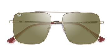 Gold Ray-Ban RB3758 -  Metal Sunglasses