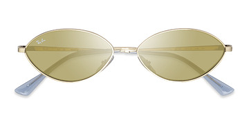 Gold Ray-Ban RB3757 -  Metal Sunglasses