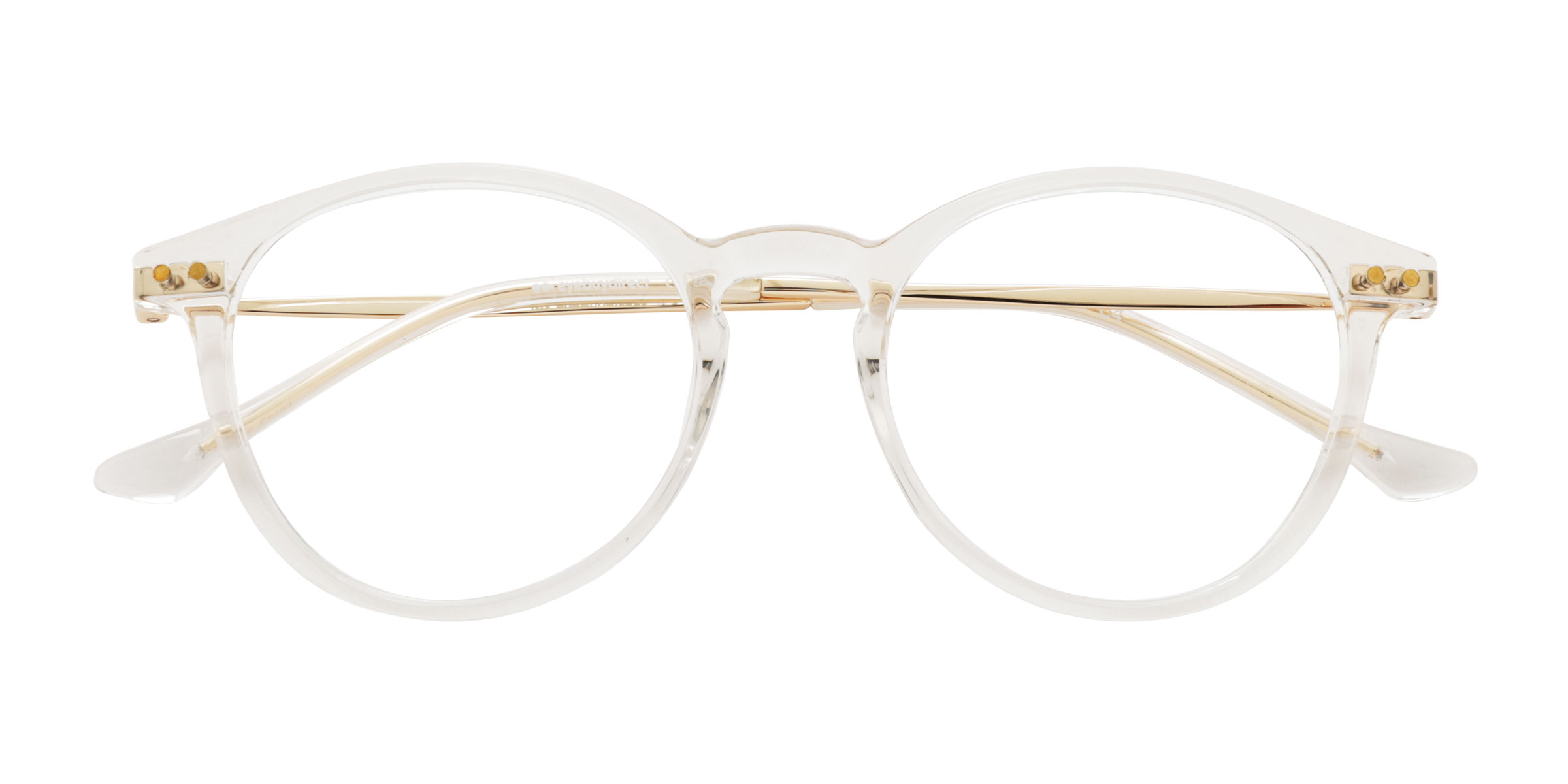 Clear Amity - Metal Eyeglasses