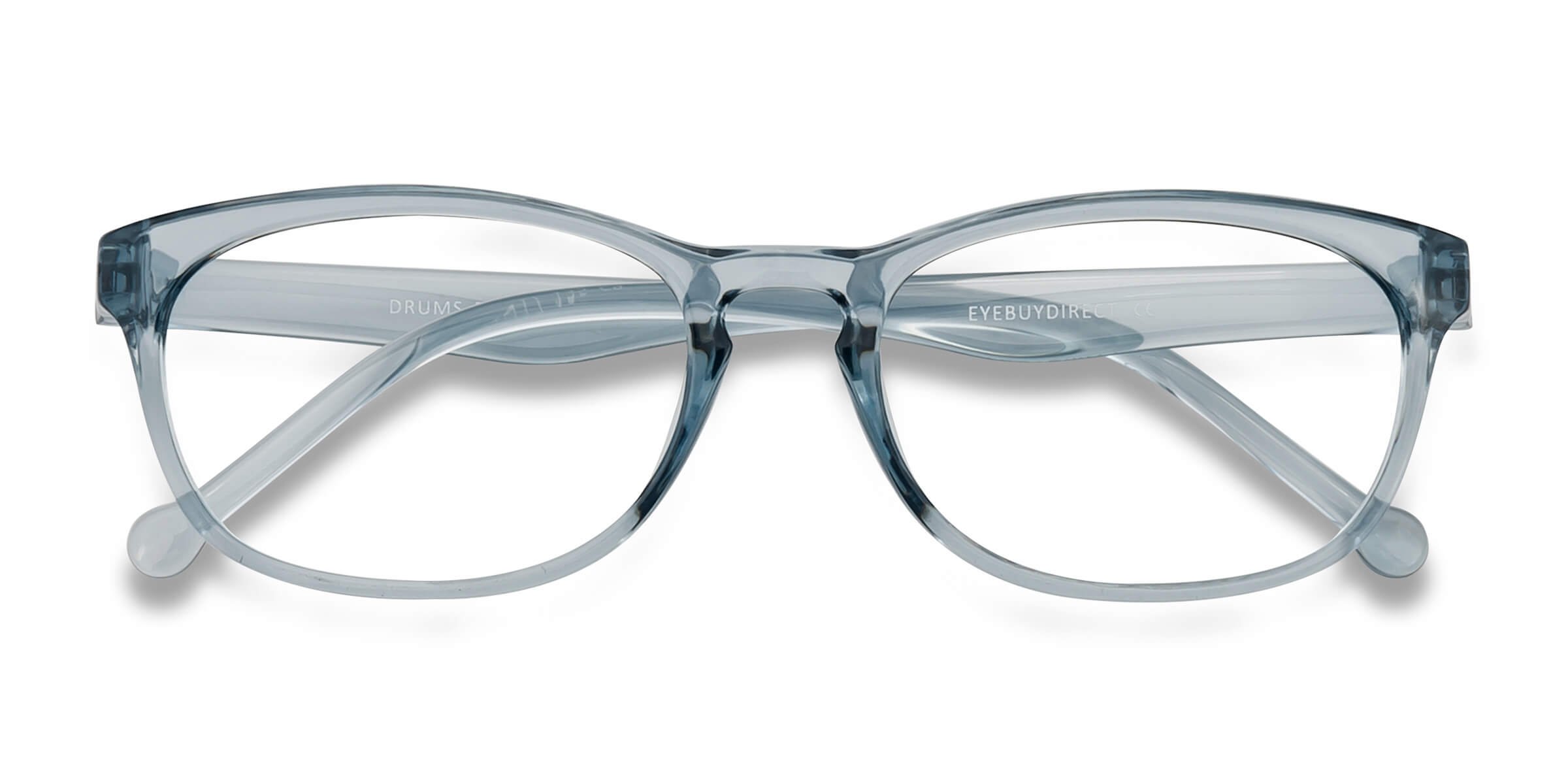 Clear Blue Drums - Plastic Eyeglasses