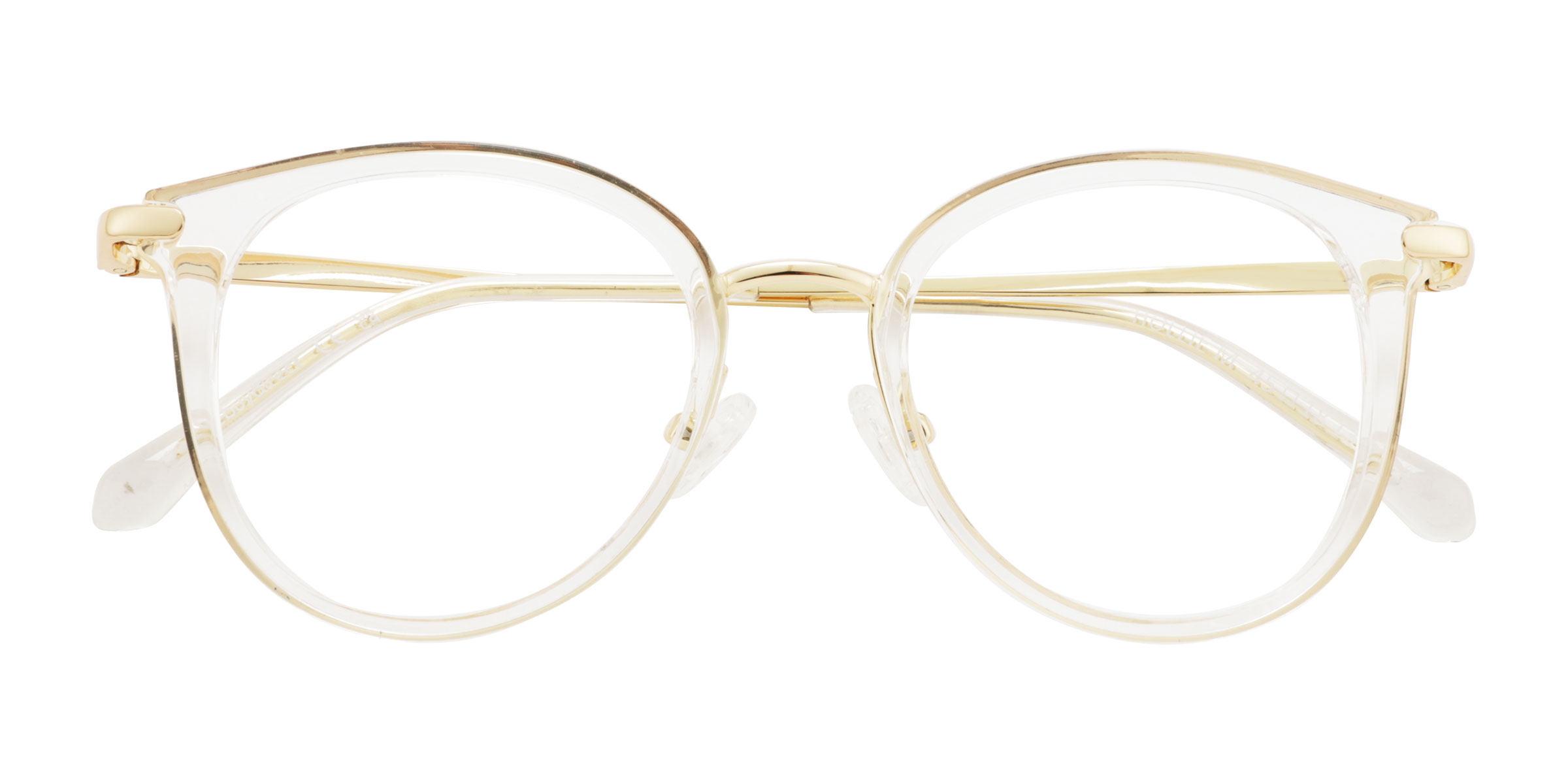 Clear Hollie -  Metal Eyeglasses
