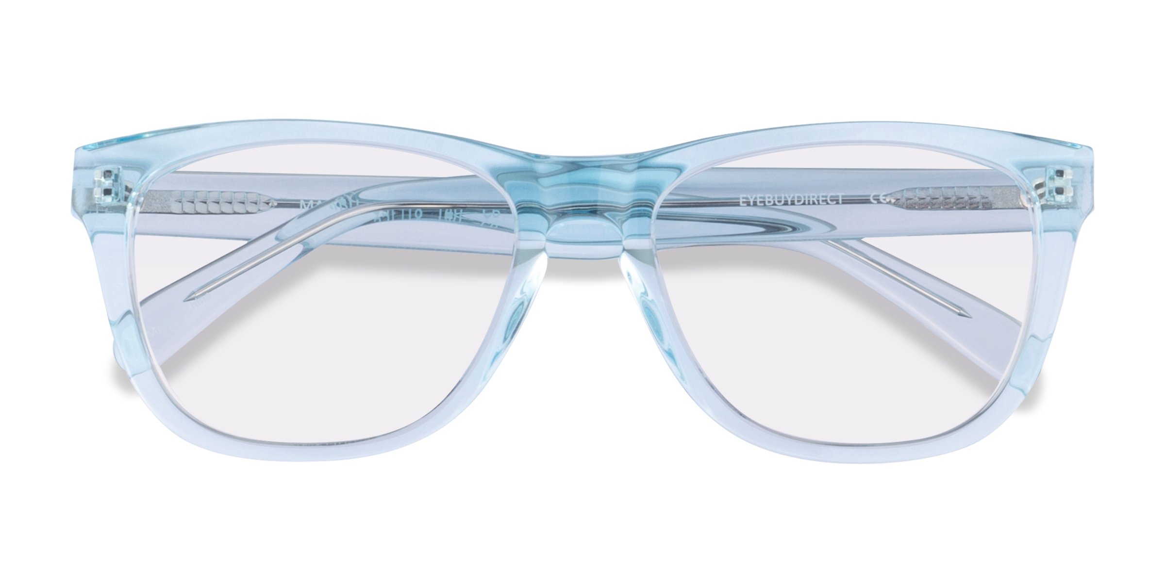 Clear Blue Malibu -  Acetate Sunglasses
